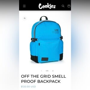 Cookies Blue and Black Backpack